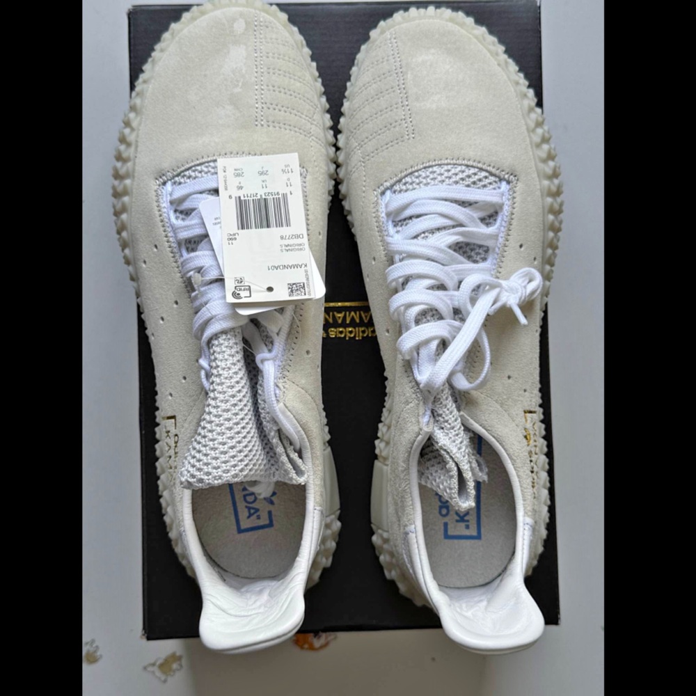 adidas kamanda White Athletic Shoes